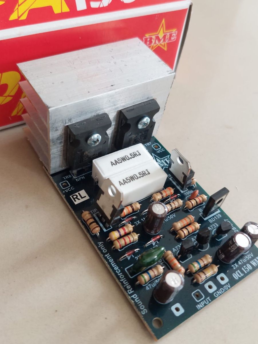 Kit Power 150 Watt MONO lengkap Tip 3055/2955 Tr penguat 41 | Lazada ...