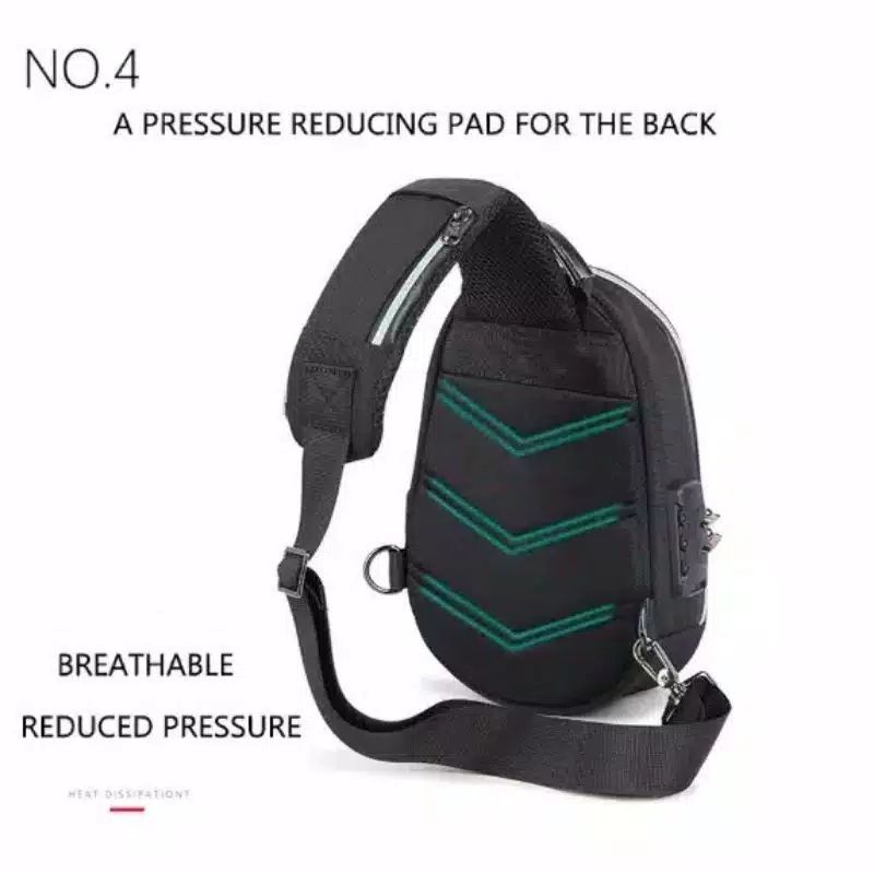 Tas Selempang Alien Cross Polo Lux Pria 