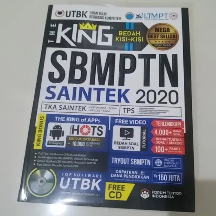 Buku Sbmptn The King Sbmptn Saintek Bedah Kisi Kisi Sbmptn Utbk 2020 Hots Ltmpt Bonus Cd Ampera Book Slki Sdki Siki Lazada Indonesia