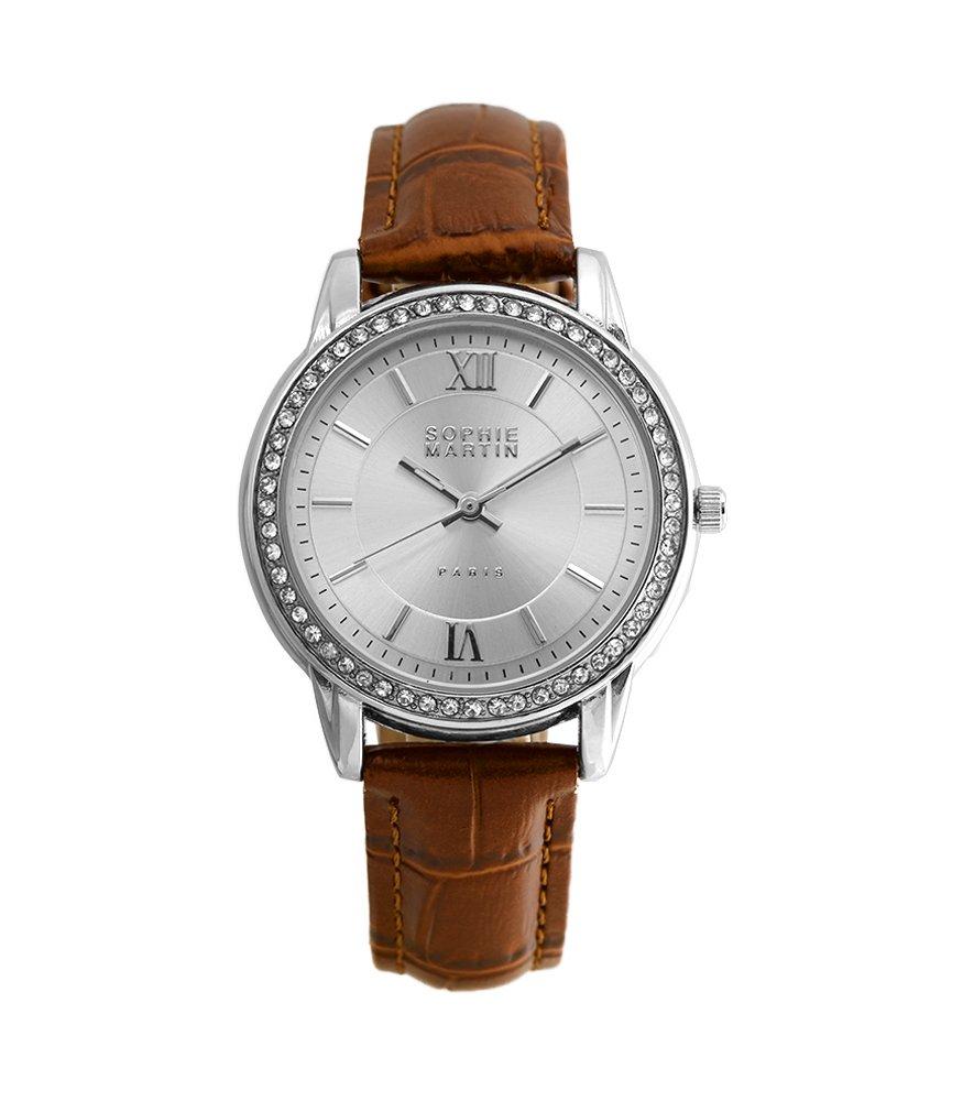JAM TANGAN WANITA SOPHIE MARTIN YAISEL WPU1012B7 ANALOG STRAP KULIT IMPORT HARGA MEMBER PRSEPT19