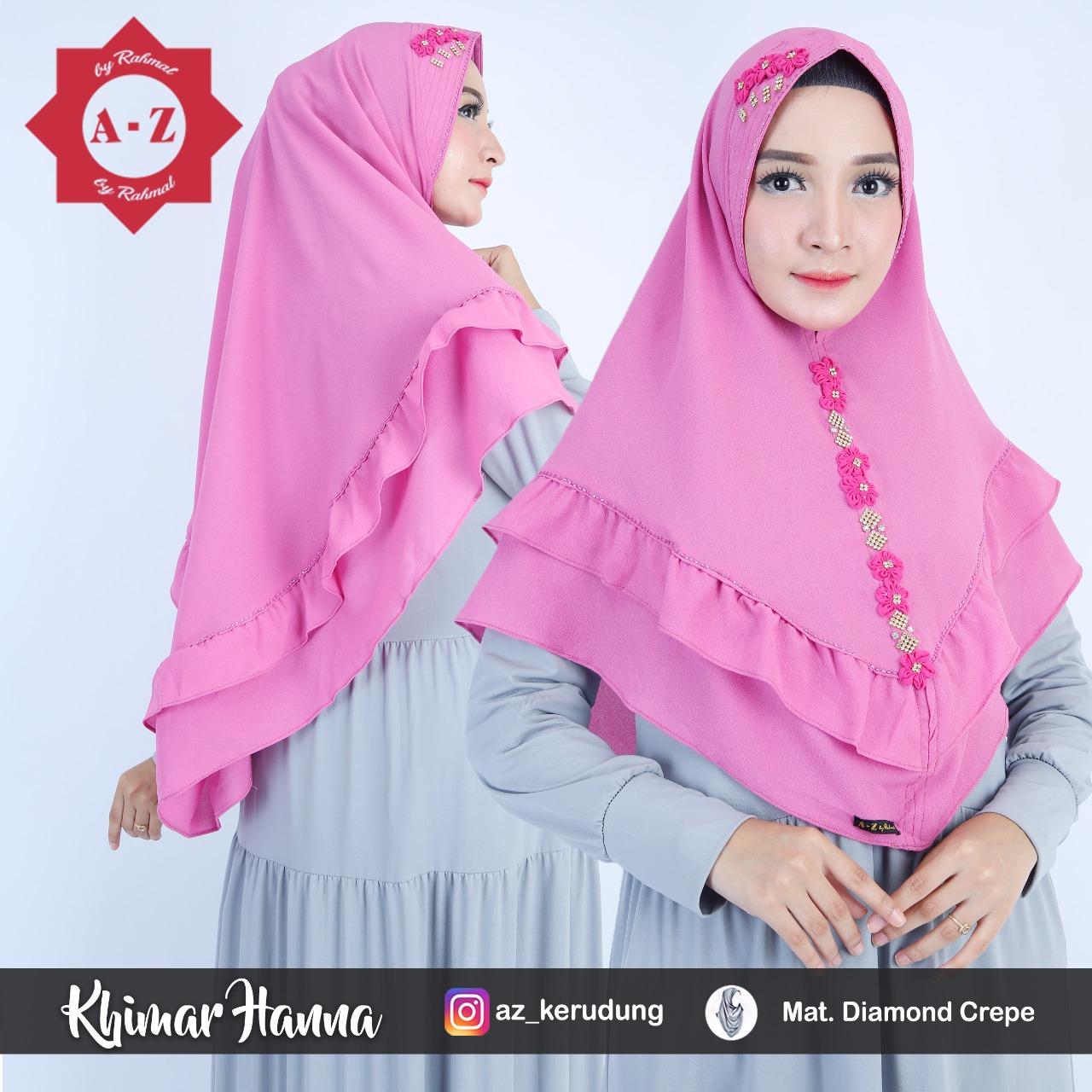 Hijab/Jilbab Instan Model Bergo terbaru termurah dan Terlaris / Kerudung Wanita hanna bunga rempel payet azahra / Dedek Jaya