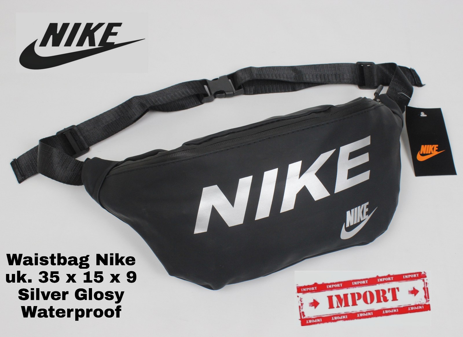 Waistbag Tas Selempang Glosy Waterproof 