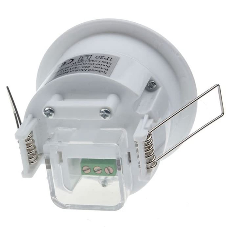 110V-220V 360° Infrared Recessed PIR Ceiling Motion Sensor Detector Light Switch, Motion Light Sensor