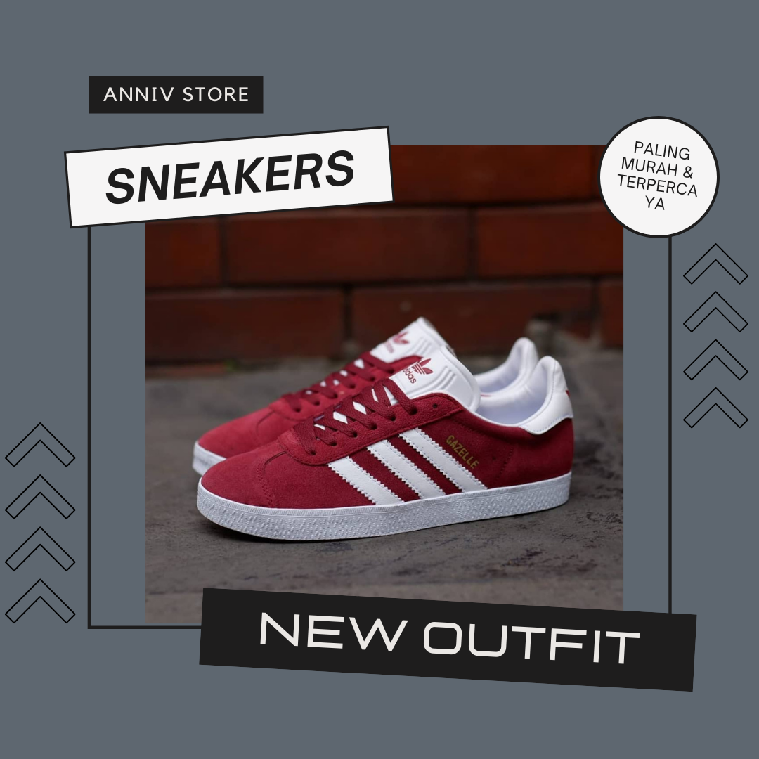 Jual Adidas Stripe Merah Terbaru - Jul 