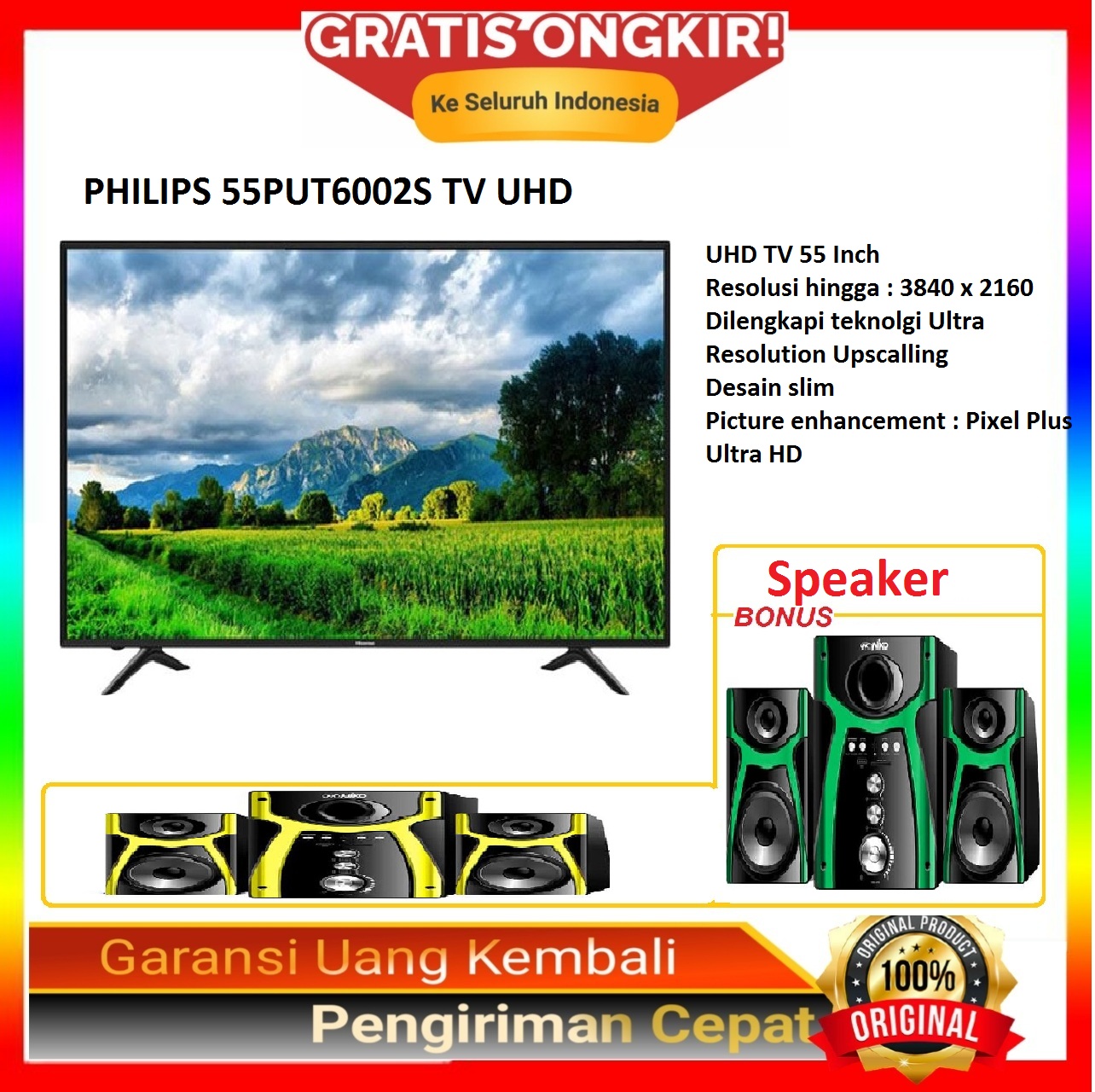 PHILIPS 55PUT6002S TV UHD