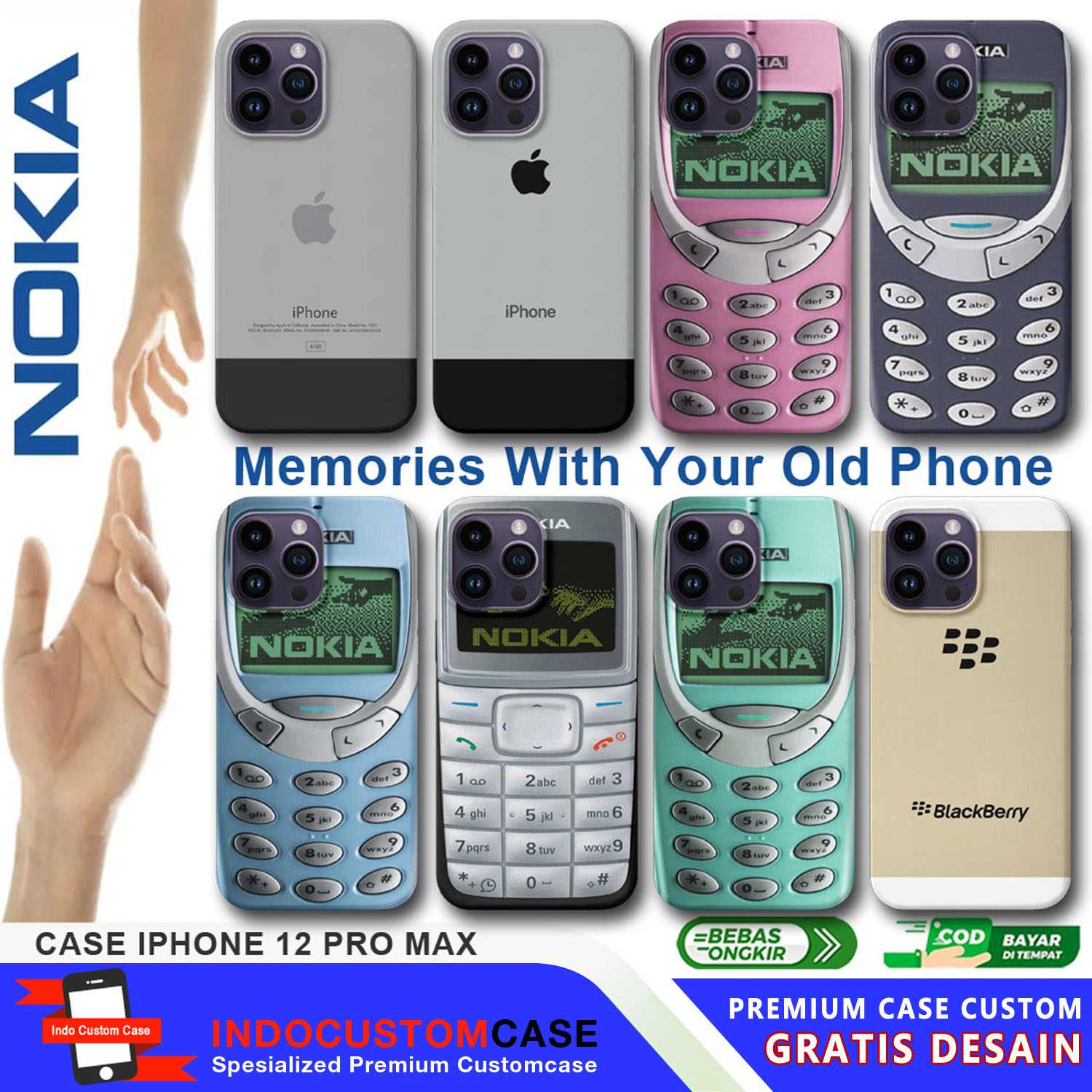 Pro Max Mophie 401002600 Iphone 12 Nokia Case 3D For Nokia Flip
