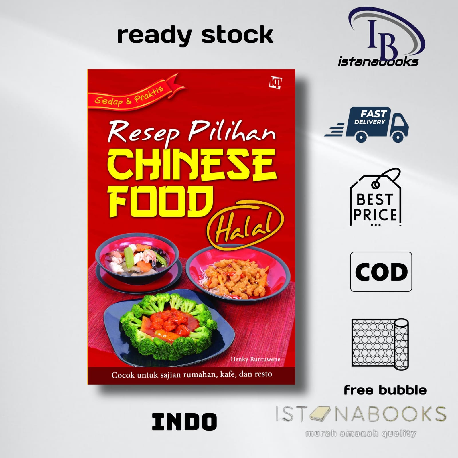 Buku Resep pilihan Chinese Food Halal [Bhs Indo] | Lazada Indonesia