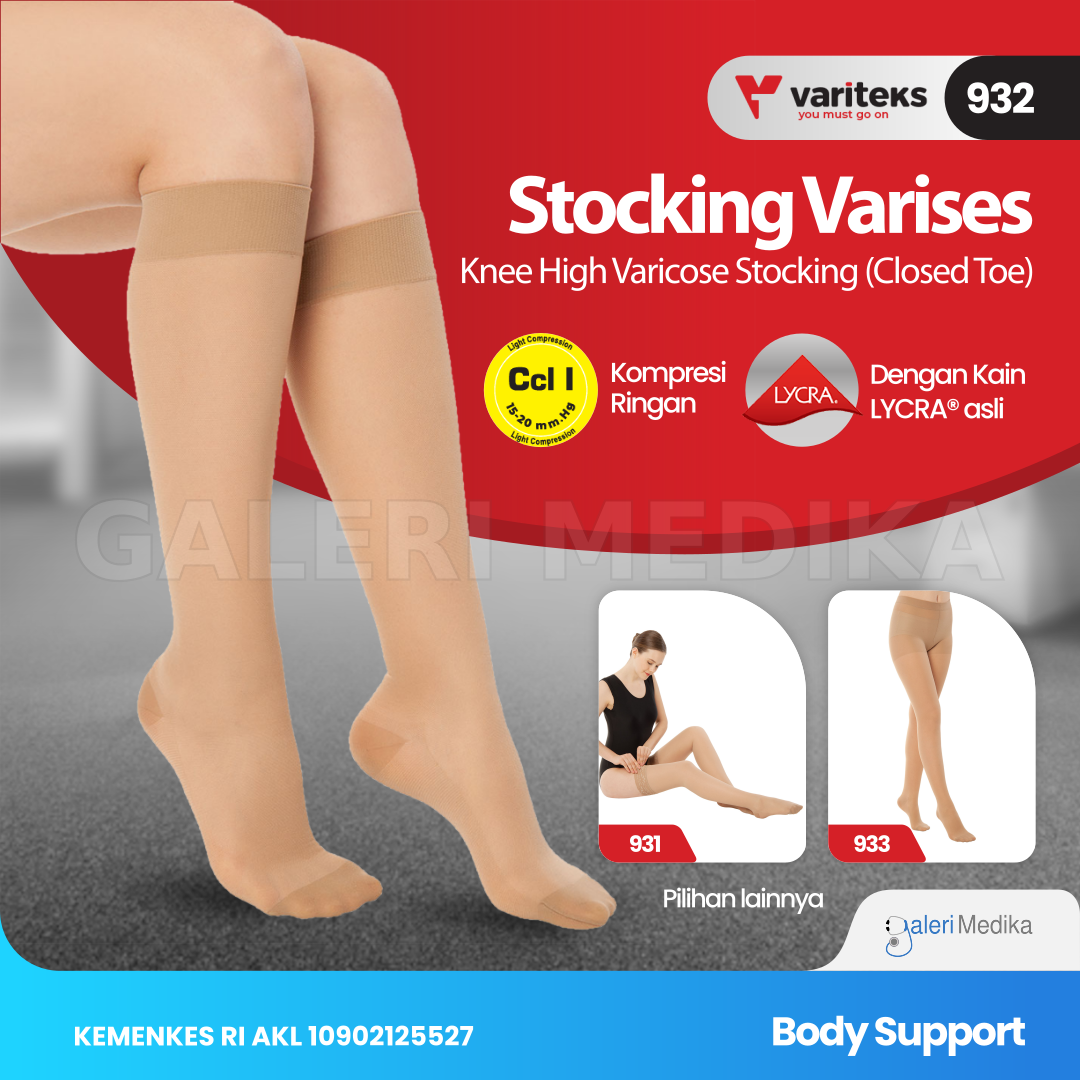 Variteks 932 Stocking Varises Light Compression High Stoking