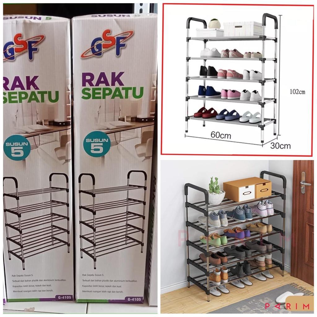 Rak Sepatu Susun Merk Gsf Tempat Sepatu Susun Lazada Indonesia