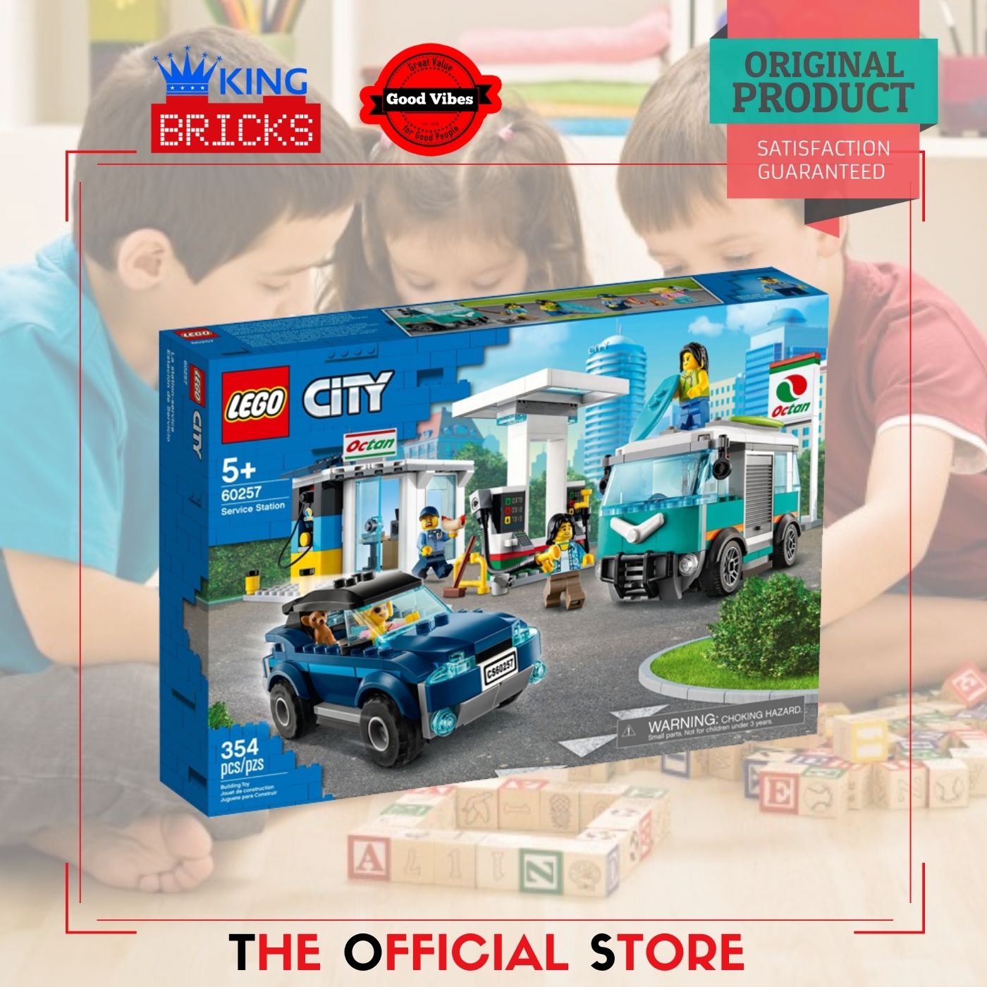 Lego City Petrol Lego LEGO Original CITY 60257 Service Station