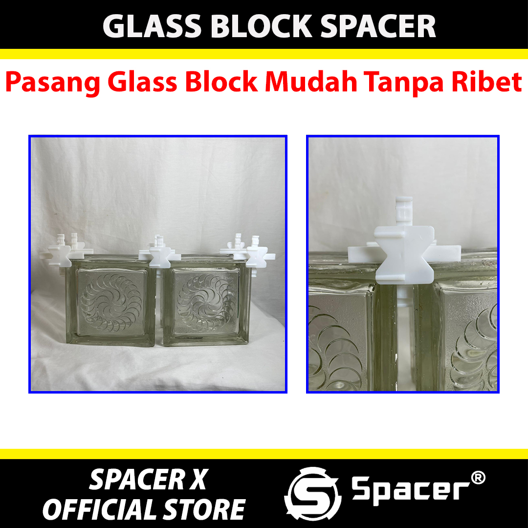 Glass Block Spacer (alat pemberi jarak Nat untuk Glass Block) Lazada
