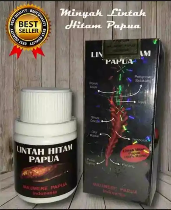 Obat Original Lintah Minyak Oles Papua Hitam Obat Oke Isi 60 Ml Asli