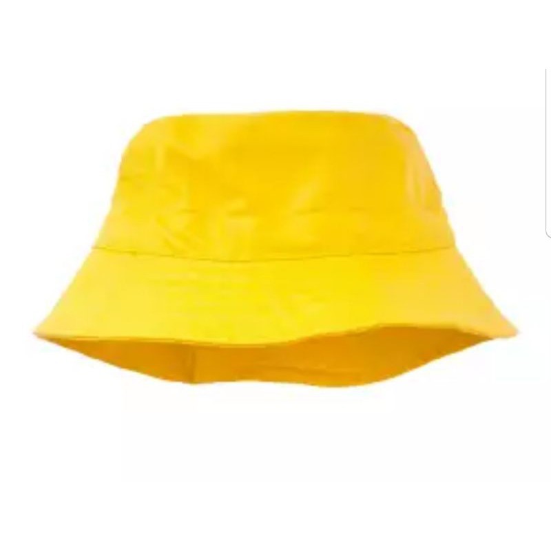 TOPI BUCKET HAT POLOS | Lazada Indonesia