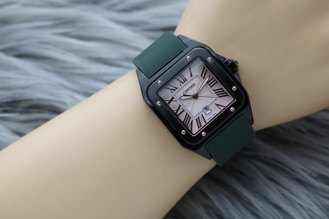 Jam tangan kasual wanita Tali rubber 