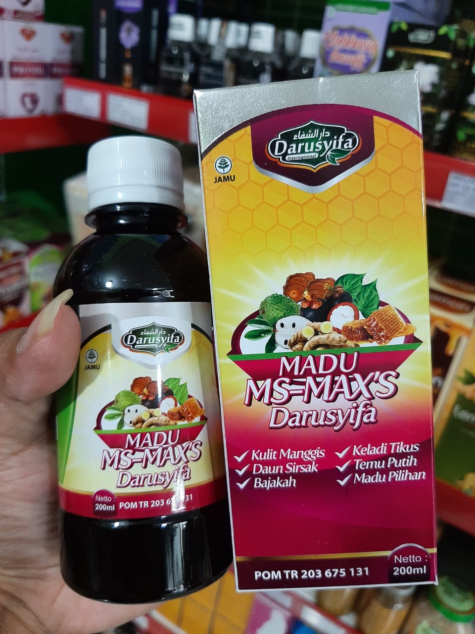MADU MS-MAXS DARUSYIFA KEMASAN BARU MENGATASI TUMOR / KANKER / KULIT