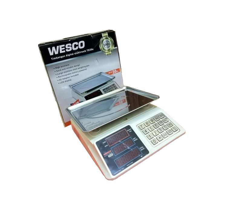 Timbangan Duduk Digital 30kg - Wesco | Lazada Indonesia