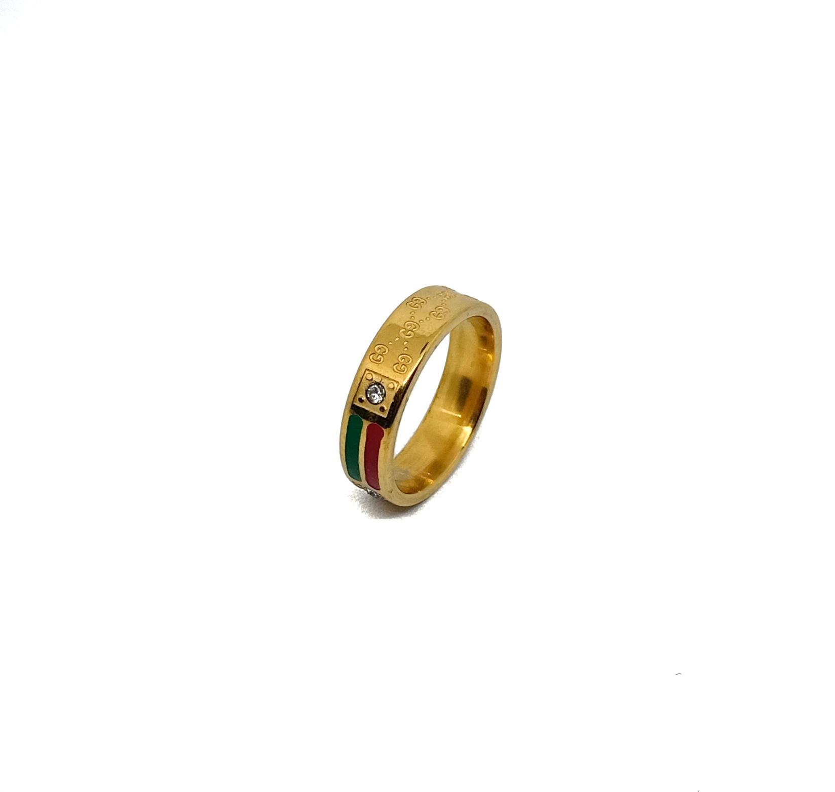 Cincin Gucci Titanium Unisex