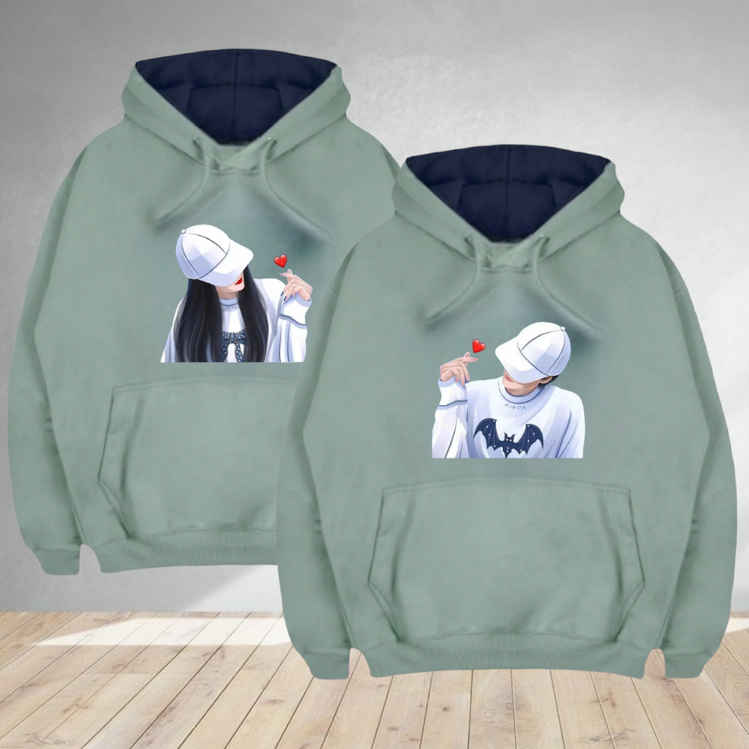 Anime Couple Matching Hoodies Aesthetic Harajuku My Hero Academia