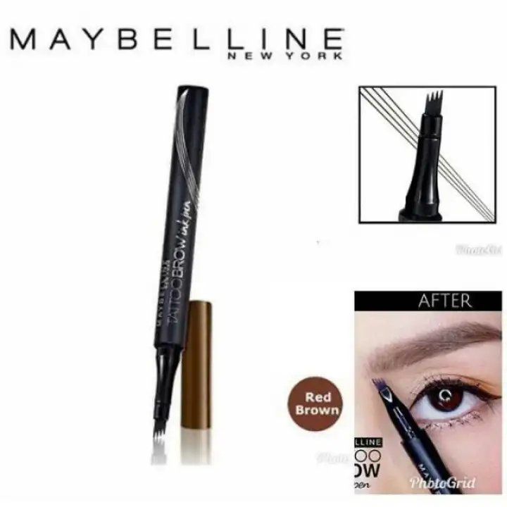 Bisa Cod Maybelline Tattoo Brow Ink Pen Microblading Pen Pensil Alis Lazada Indonesia