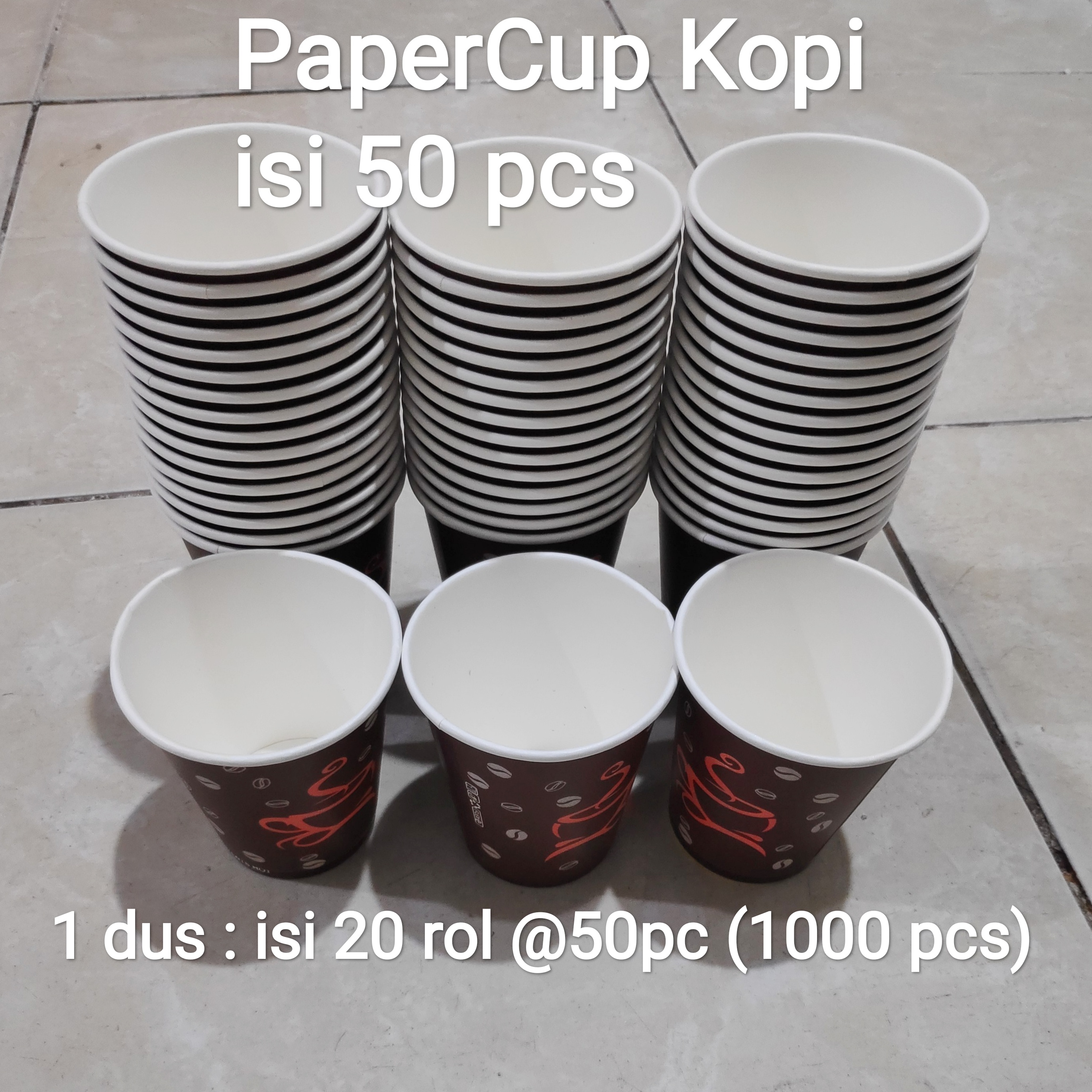 Harga Gelas Untuk Kopi Dari Kertas Jual Paper Cup 8oz Isi 50pc Gelas Foam Kopi Gelas Kertas 2413