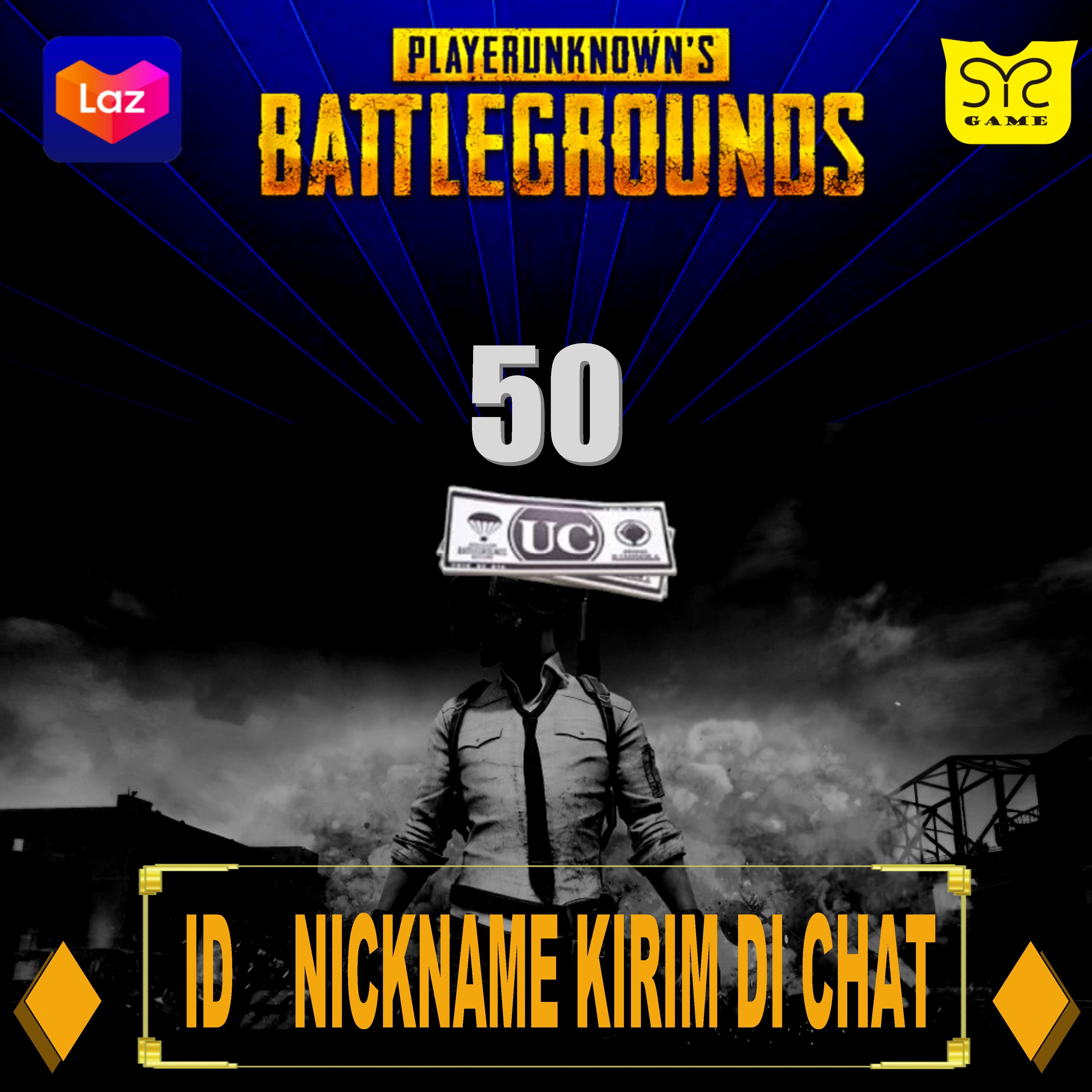 50 UC PUBG Mobile (via ID)