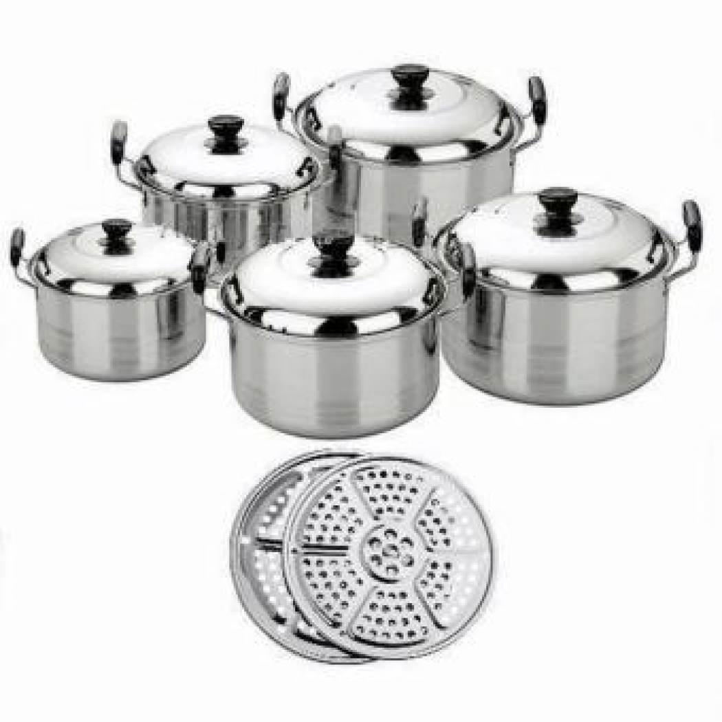 Paling Laku Panci America High Pot 5 in 1 - Panci dan Steamer
