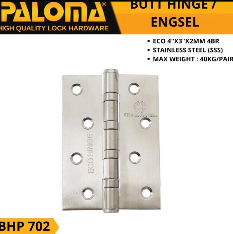 Engsel Pintu PALOMA BHP 702 ECO 4\ Engsel Pintu PALOMA BHP 702 ECO 4\