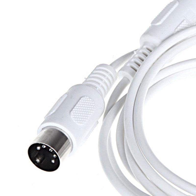 MIDI Extension Cable to Male 5 Pin 1.5/4.95FT High Quality 5 Pin Male