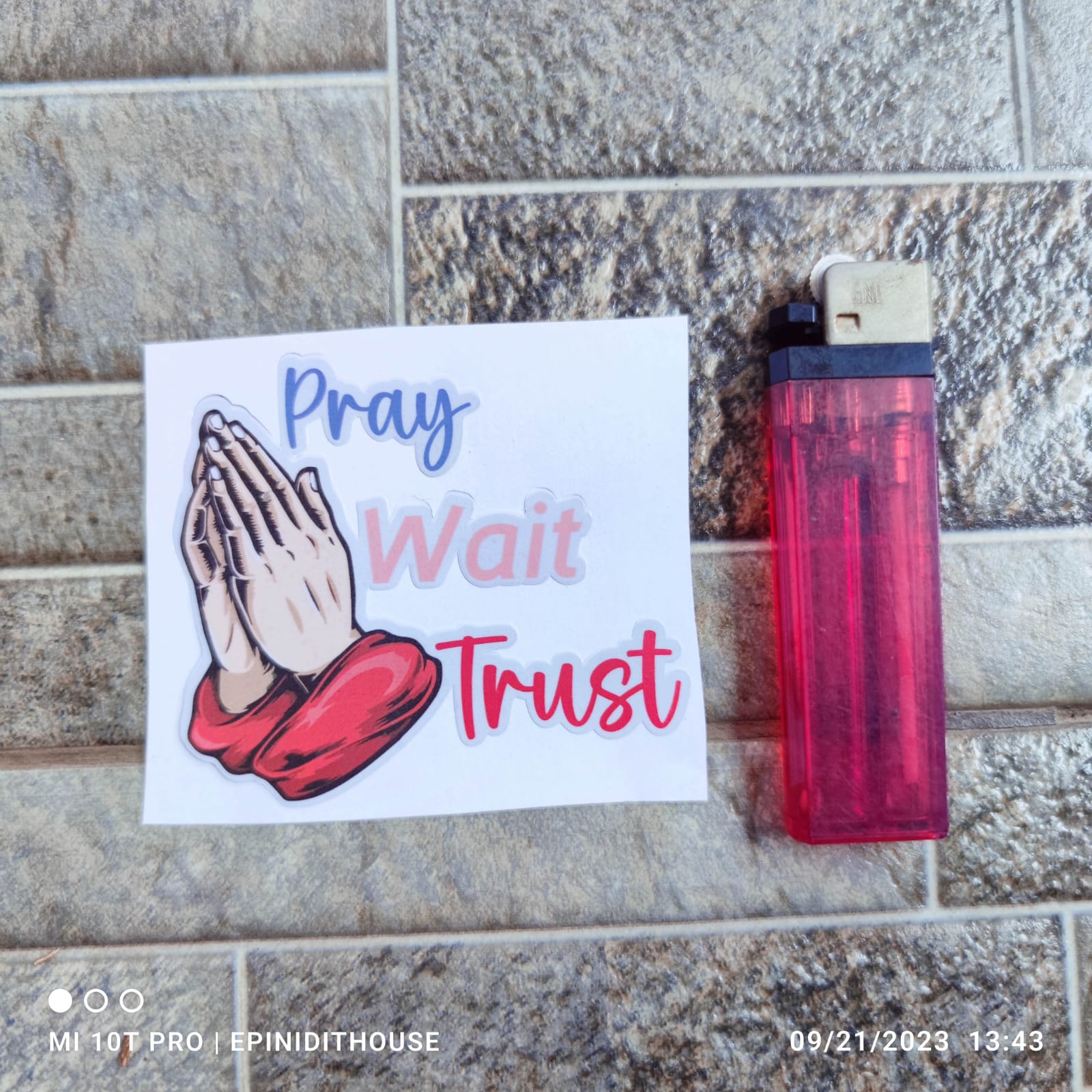 Stiker Kristen Katolik Faith Jesus Lord Doa Ayat Suci Motivasi Hidup ...