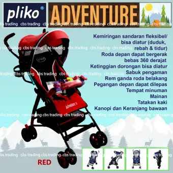 pliko stroller adventure 2