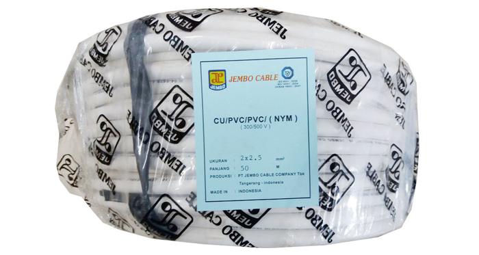 Kabel JEMBO NYM 2x2,5 ; 1 Roll@50 meter