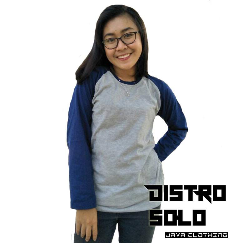M - L/XL - XXL - KAOS RAGLAN POLOS LENGAN PANJANG UNISEX / MIRACLE COLLECTION