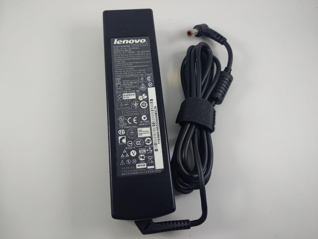 LENOVO ORI Adaptor Charger Laptop Lenovo 20v 4.5A 90W (5.5mm * 2.5mm) Jack Coklat Lenovo Series 3000 G450L G450 G460 G560 B470 V470 Z470 Y560 Series