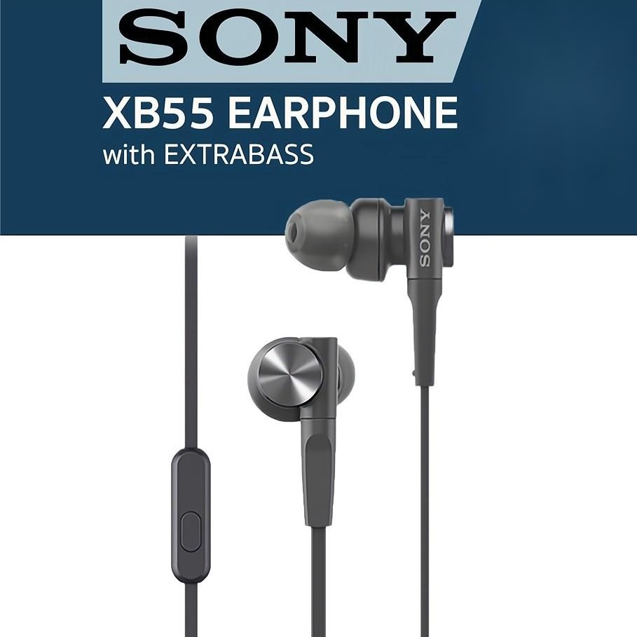 Sony Earphone/Sony MDR-XB55AP Headset Headphone In-Ear Headphones