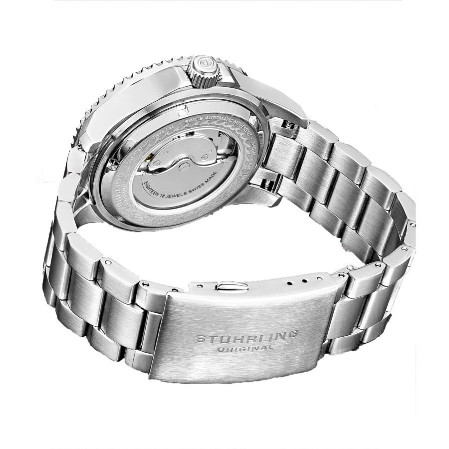 Jam Tangan Pria Automatic Diver Analog Stuhrling Depthmaster 883H