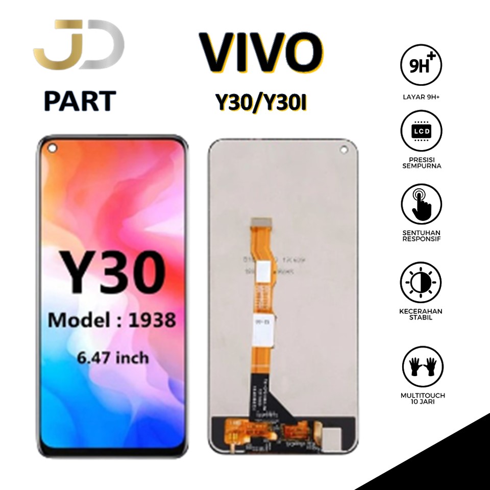 Lcd Touchscreen Vivo Y30 Y30i 2019 Complete Original 1 Set Lazada Indonesia 4436