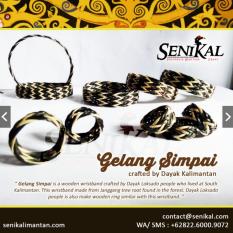 1 Gelang etnik & 1 Cincin etnik Simpai Kalimantan khas Dayak