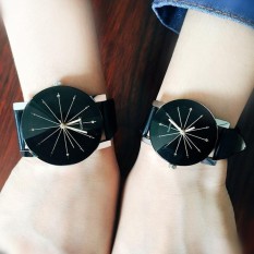 1 Pair Lovers Watch Women Men Wristwatches Couples Clock Quartz Wrist Watches Quartz-watches - intl