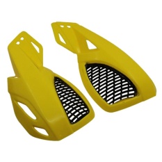 1 Pair Sepeda Motor Luar Jalan Skuter dan Sepeda Motor Trail ATV Trail Stang Handguards Kuning-Intl