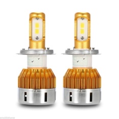 1 Pair dari TIROL H4 60 W DC 9 V-18 V 6000LM Mobil Lampu LED 6000 K Putih Light-Intl