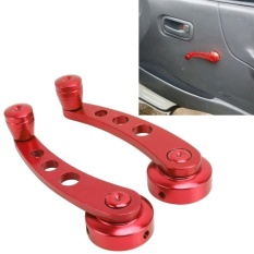 1 Pair Universal Car Wagon Door Window Crank Handle Winder ManualDoor Crank Handle Window Winders (Red)