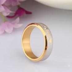 1 PC Beberapa Ring Rhinestone Inlay Titanium Baja Indonesia Ngumpul Di Sini Ring For Pria