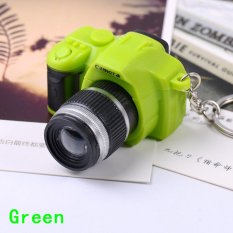 1 PC Digital Kamera Lensa Tunggal Model Keychain Creative Pendant LED Senter dengan Suara Keyring Kamera Mainan Hadiah-Intl