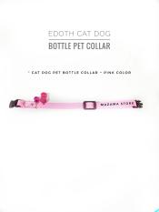 1 Pcs EDOTH Cat Dog Pet Collar Bottle Hot Pink Color / Kalung Kucing / Kalung Anjing / Aksesoris Kucing Anjing / Aksesoris Hewan / Kucing / Anjing / Tali Leher / Pet Accessories / Dog Cat Collar