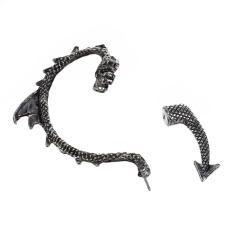 1 PC Gothic Punk Game Of Thrones Dragon Manset Anting Tindik Telinga-SILVER