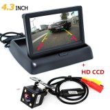 Mini Car Reverse Parking Camera With 4.3/" TFT LCD Rear View Mirror Monitor Kit