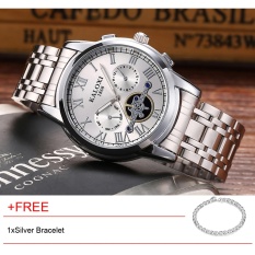 100% Asli Pria Bisnis Watch Waterproof Bercahaya Tingkat Master Desain untuk Pria-Intl