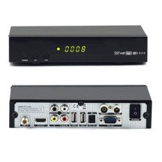 1080 P HD DVB S2 Freesat V7 Max Decoder Satelit TV Receiver Dukungan YouTube Hitam-Intl