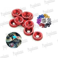 Aksesoris Mobil 10pcs Baut Mesin PWJDM Baut L Fender Racing Warna PWJDM Mobil Mobil Pajero Sport Fortuner CR-V Sienta BR-V Livina Jazz Datsun Go+ Panca Yaris Karimun Etios Starlet Swift Mazda 2 March Juke Ford Fiesta BMW Asesoris Mobil Accesoris Mobil