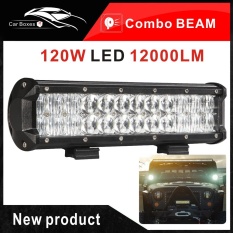 120 W LED Light Bar Combo Beam untuk Offroad Work Light SUV ATV 4x4 4WD Trailer Truk Boat Ute Mobil Lampu LED Mobil Bohlam LED 12 V 24 V 6000 K-Intl